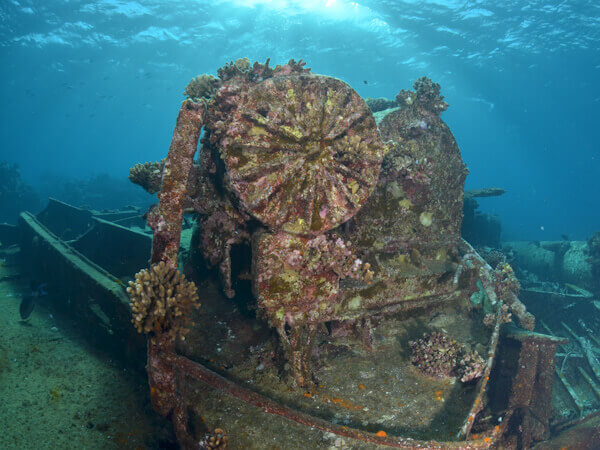 Kormoran picture of old winch