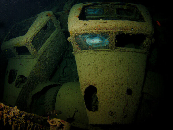 Wreck diving at its best inside the SS Thistlegorm
